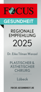 FOCUS-Empfehlungssiegel 2025: Plastischer & ästhetischer Chirurg in Lübeck - Dr. Eike Tilman Wenzel
